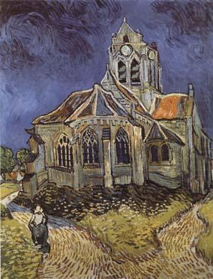Vincent Van Gogh The Church at Auvers-sur-Oise (mk09) china oil painting image